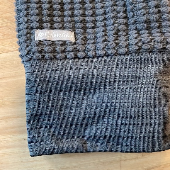 Columbia, XL, Long Sleeve, Cowl Neck Pullover Sweater, Gray - Picture 6 of 11